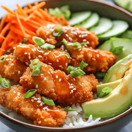The Bang Bang Chicken Bowl has taken the culinary world by storm, captivating taste buds with its delightful combination of crispy chicken, fresh vegetables, and a rich, tangy sauce. This dish hails from Asian-inspired cuisine, where bold flavors and contrasting textures come together in a harmonious blend. With its origins rooted in Asian fusion cooking, the Bang Bang Chicken Bowl has become a popular choice in restaurants and home kitchens alike, offering a satisfying meal that appeals to both the eyes and the palate.