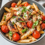 Bruschetta Chicken Pasta is a delightful fusion of classic Italian flavors that brings together the best of both worlds. Imagine the freshness of a traditional bruschetta, with its vibrant tomatoes and fragrant basil, mingling with hearty pasta and tender, succulent chicken. This dish is more than just a meal; it’s an experience that tantalizes the taste buds and warms the heart, making it perfect for family dinners, casual gatherings, or any occasion that calls for comfort food with a gourmet touch.