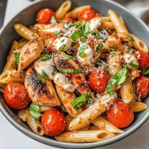 Bruschetta Chicken Pasta is a delightful fusion of classic Italian flavors that brings together the best of both worlds. Imagine the freshness of a traditional bruschetta, with its vibrant tomatoes and fragrant basil, mingling with hearty pasta and tender, succulent chicken. This dish is more than just a meal; it’s an experience that tantalizes the taste buds and warms the heart, making it perfect for family dinners, casual gatherings, or any occasion that calls for comfort food with a gourmet touch.