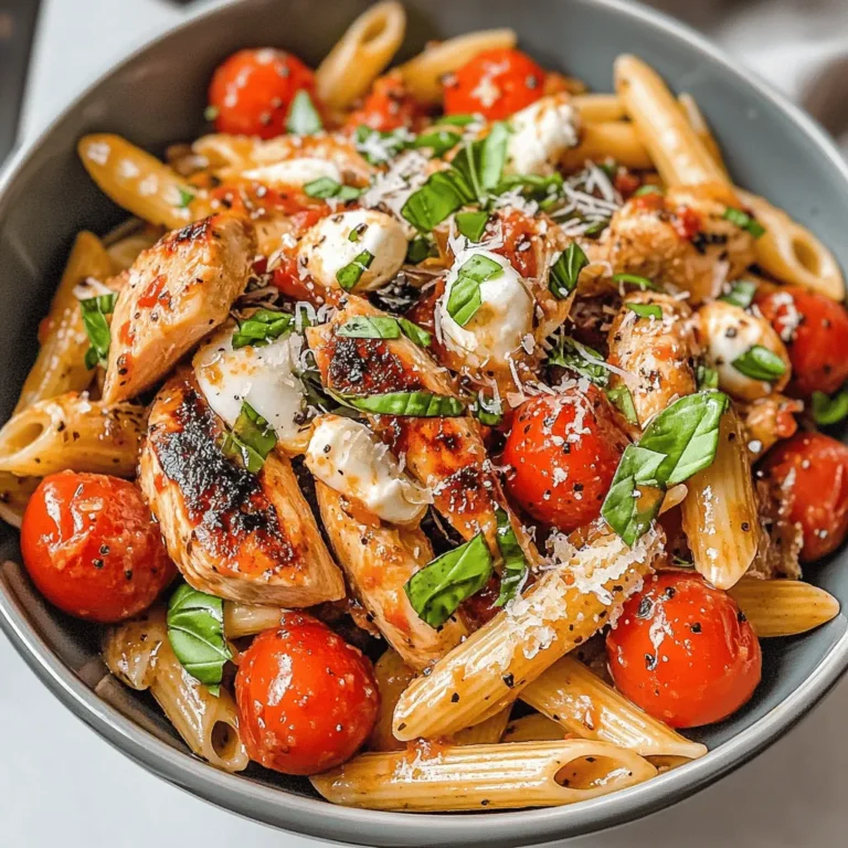Bruschetta Chicken Pasta is a delightful fusion of classic Italian flavors that brings together the best of both worlds. Imagine the freshness of a traditional bruschetta, with its vibrant tomatoes and fragrant basil, mingling with hearty pasta and tender, succulent chicken. This dish is more than just a meal; it’s an experience that tantalizes the taste buds and warms the heart, making it perfect for family dinners, casual gatherings, or any occasion that calls for comfort food with a gourmet touch.