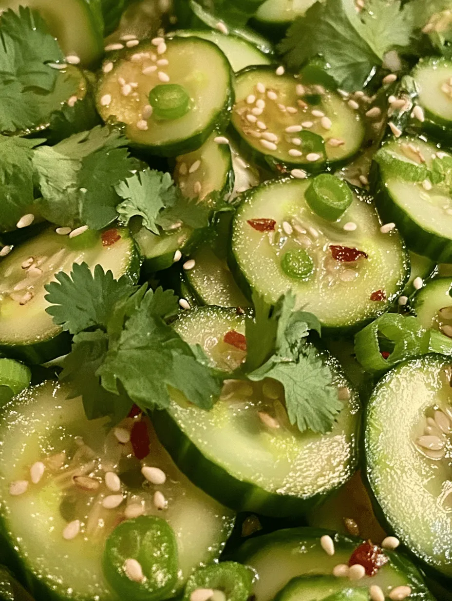 Asian salads have carved out a significant niche in the culinary world, celebrated for their vibrant flavors, refreshing ingredients, and health benefits. Among the myriad of Asian-inspired dishes, the Crunchy Asian Cucumber Salad Delight stands out as a quintessential representation of both simplicity and sophistication. This salad is not just a mere side dish; it’s a celebration of fresh ingredients that come together to create a delightful experience for the palate.