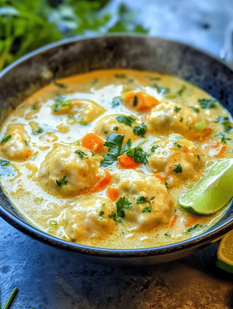 Dumpling soup is a beloved dish that holds a special place in culinary traditions across the globe. From comforting bowls of Chinese wonton soup to hearty Polish pierogi in broth, dumpling soups evoke warmth and nostalgia, making them a favorite for many. Among the myriad of dumpling soups, the Best Curry Dumpling Soup stands out for its unique blend of rich flavors, aromatic spices, and vibrant colors. This recipe is not just about nourishment; it's about experience—a delightful fusion of spices, the creaminess of coconut milk, and the freshness of vegetables all come together to create a memorable dish.