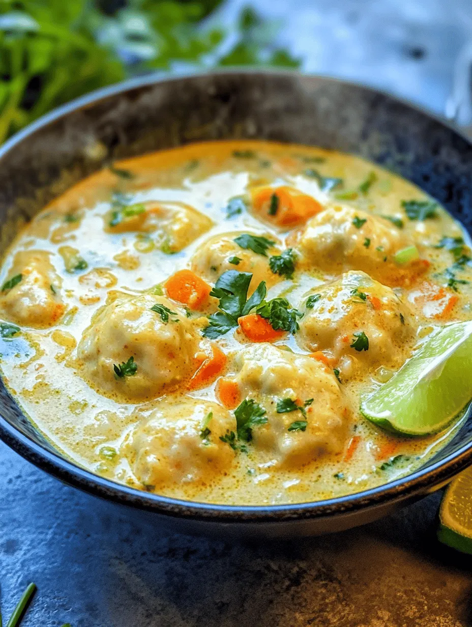 Dumpling soup is a beloved dish that holds a special place in culinary traditions across the globe. From comforting bowls of Chinese wonton soup to hearty Polish pierogi in broth, dumpling soups evoke warmth and nostalgia, making them a favorite for many. Among the myriad of dumpling soups, the Best Curry Dumpling Soup stands out for its unique blend of rich flavors, aromatic spices, and vibrant colors. This recipe is not just about nourishment; it's about experience—a delightful fusion of spices, the creaminess of coconut milk, and the freshness of vegetables all come together to create a memorable dish.