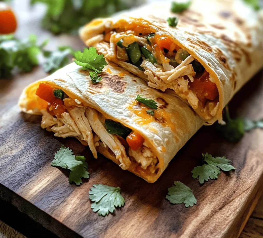 One of the standout features of Easy Cheesy Chicken Wraps is their incredible versatility. Whether you have leftover chicken from a previous meal or you opt for store-bought rotisserie chicken, the base of this recipe is uncomplicated and flexible. You can mix and match ingredients based on what you have on hand or what your family enjoys. This adaptability makes the wraps perfect for any occasion.