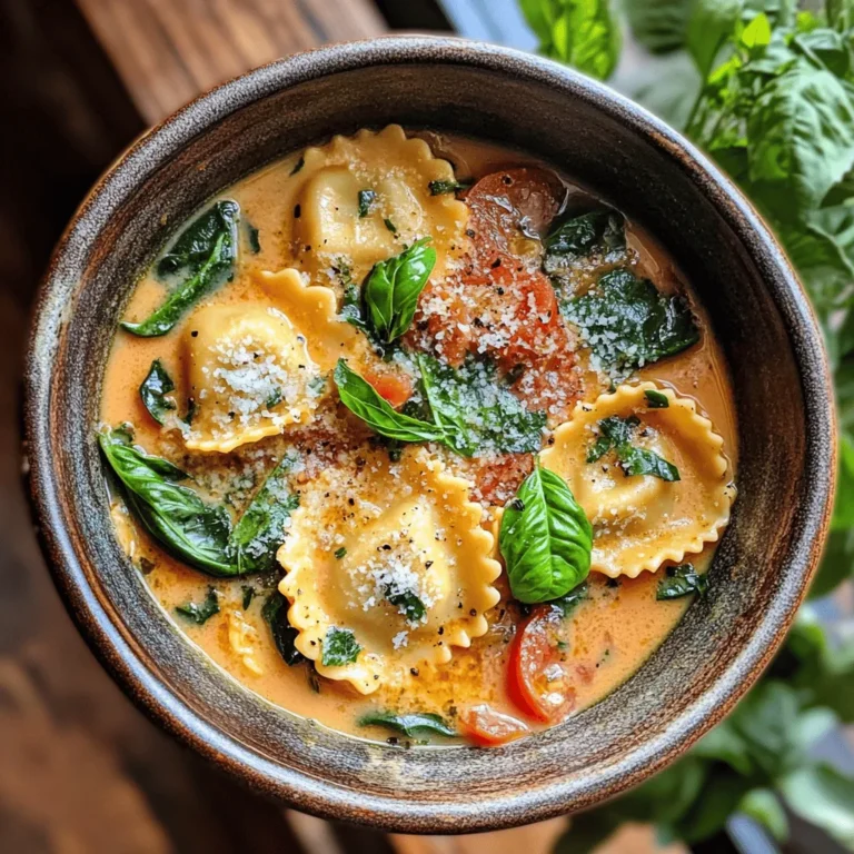 In the hustle and bustle of our daily lives, comfort food often serves as a warm embrace, bringing us solace and joy in a busy world. The rich, hearty flavors and satisfying textures of comfort food can instantly lift our spirits, reminding us of cozy evenings spent with loved ones. Among the myriad of options available, one dish stands out for its delightful combination of flavors and easy preparation: Creamy Tuscan Ravioli Soup.