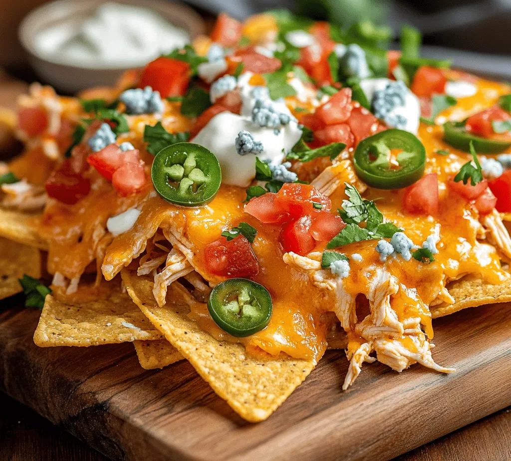 Nachos have long held a special place in the hearts of snack enthusiasts and food lovers alike. Originating from Mexico, this beloved dish has evolved into a versatile snack or appetizer that graces tables at casual gatherings, festive parties, and game day celebrations. The traditional combination of crispy tortilla chips topped with cheese and jalapeños has sparked countless variations, allowing for creativity and personal taste to shine through. One such exciting twist is the Spicy Buffalo Chicken Nachos, a dish that brings together the bold flavors of Buffalo chicken with the beloved nacho base.