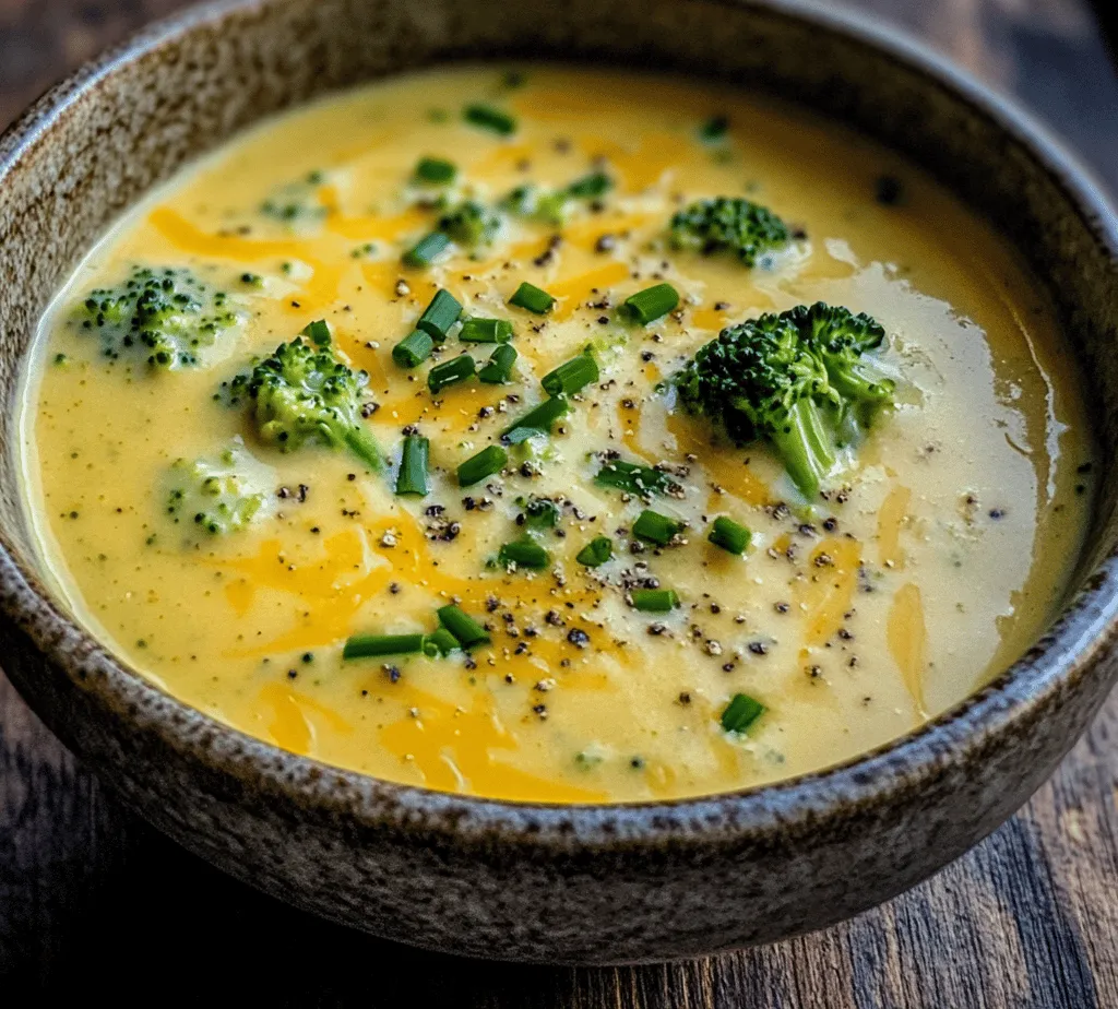 When the weather turns chilly, or you simply need a warm hug in a bowl, nothing beats a creamy soup. The soothing texture and rich flavors of a well-crafted soup can transport you to a place of comfort and warmth. Among the myriad of soup options, Creamy Broccoli Cheese Bliss stands out as a nutritious and delicious choice. This delightful recipe not only satisfies your taste buds but also provides a wealth of health benefits, making it an excellent option for families and individuals alike.