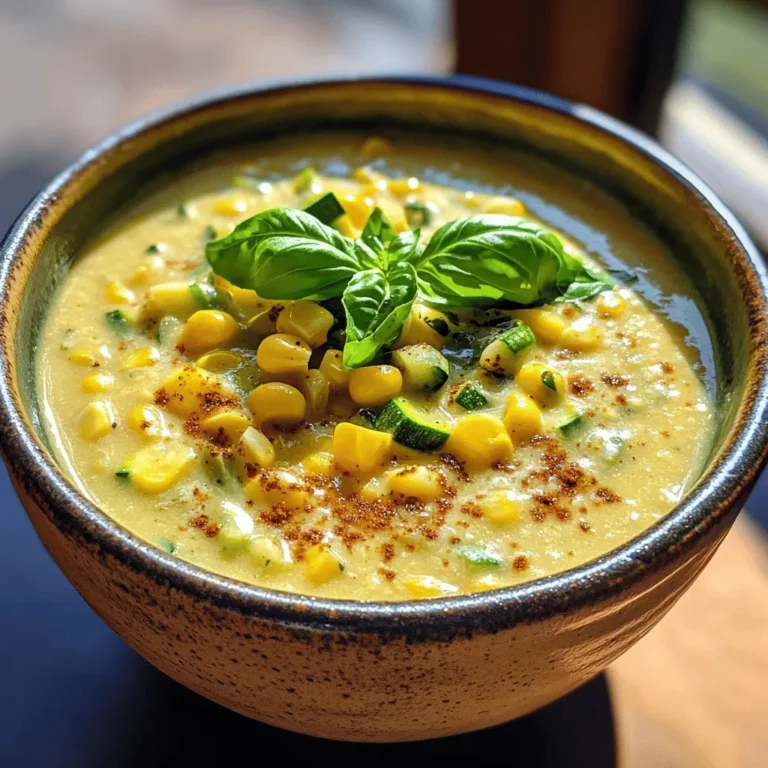 Summer is a season that brings with it a bounty of fresh, vibrant ingredients, perfect for creating light and nourishing meals. As temperatures rise, the desire for hearty yet refreshing dishes grows. One such dish that embodies the essence of summer cooking is a delightful creamy corn and zucchini chowder. This chowder not only showcases the best of seasonal produce but also offers a comforting, satisfying meal that is easy to prepare on a warm day.