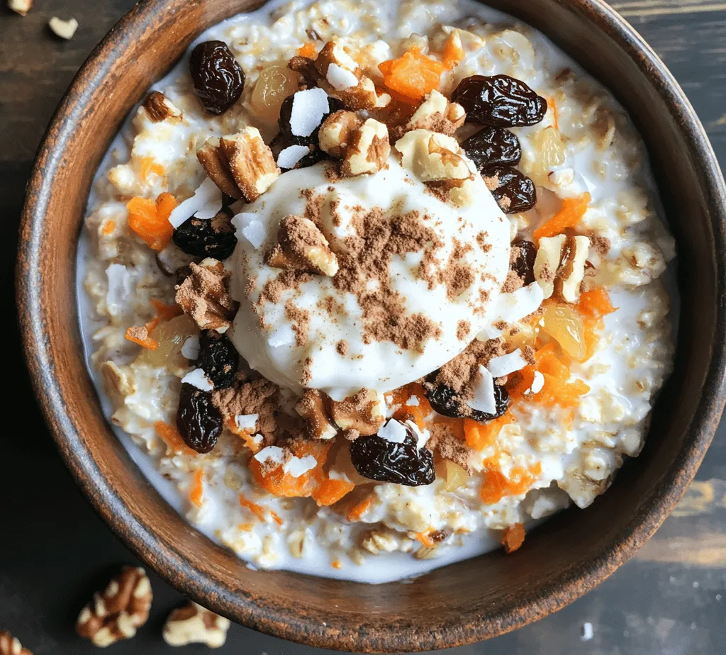 In recent years, the trend of healthy breakfast options has gained immense popularity as more and more people are looking to kick-start their day with nutritious meals. Gone are the days of sugary cereals and overly processed breakfast bars. Today, health-conscious individuals seek out wholesome ingredients that not only fuel their bodies but also tantalize their taste buds. One delightful option that perfectly embodies this trend is the Carrot Cake Oatmeal Delight. This recipe marries the comforting flavors of traditional carrot cake with the wholesome goodness of oatmeal, resulting in a breakfast that is both nutritious and delicious.