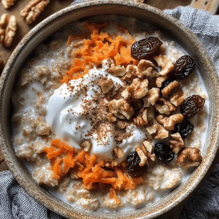 In recent years, the trend of healthy breakfast options has gained immense popularity as more and more people are looking to kick-start their day with nutritious meals. Gone are the days of sugary cereals and overly processed breakfast bars. Today, health-conscious individuals seek out wholesome ingredients that not only fuel their bodies but also tantalize their taste buds. One delightful option that perfectly embodies this trend is the Carrot Cake Oatmeal Delight. This recipe marries the comforting flavors of traditional carrot cake with the wholesome goodness of oatmeal, resulting in a breakfast that is both nutritious and delicious.