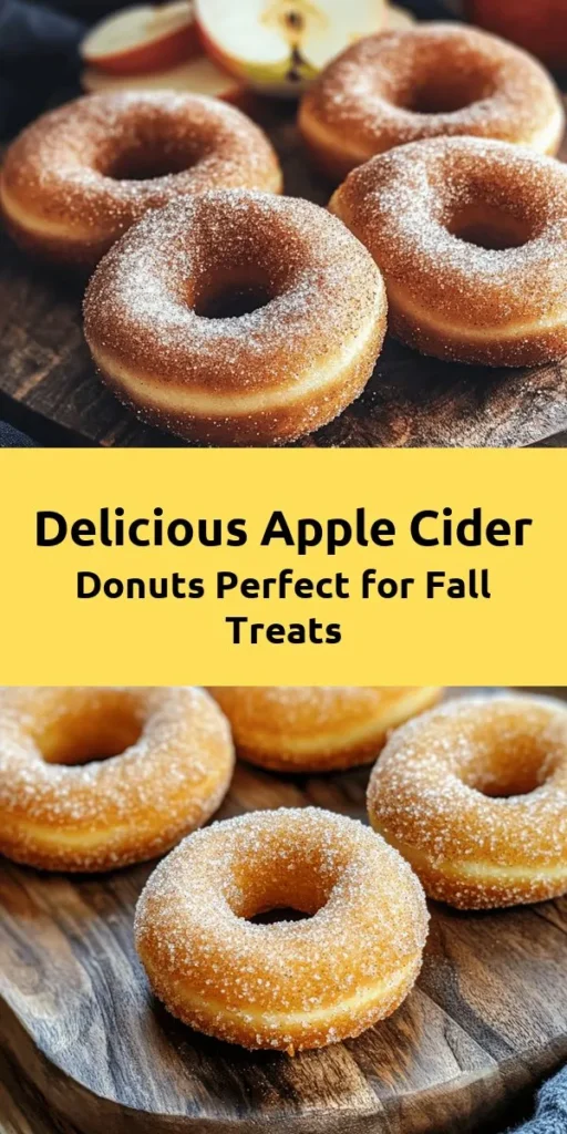 Get ready to indulge in these irresistible apple cider donuts! With a delicious blend of all-purpose and whole wheat flour, warm spices, and the rich flavor of reduced apple cider, this recipe is perfect for fall. Easy to make and bake in just 12-15 minutes, these warm, cinnamon-sugar-coated treats are sure to impress your family and friends. Enjoy them fresh for breakfast or as a delightful snack. Perfect for cozy gatherings!