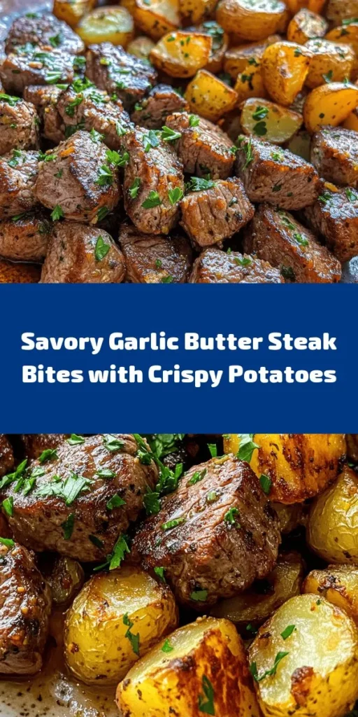 Savor the irresistible flavors of Garlic Butter Steak Bites and Potatoes, a quick and easy dish perfect for any night! Juicy sirloin steak cubes are seared to perfection and paired with golden, crispy baby potatoes infused with garlic butter. This 30-minute recipe not only looks amazing but also bursts with deliciousness, making it a family favorite. Ready to impress at dinner? Grab your ingredients and let’s get cooking!